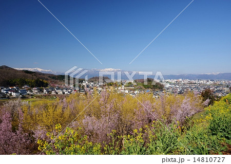 花見山からの福島市街と吾妻連峰 花見山からの福島市街と吾妻連峰 14810727
