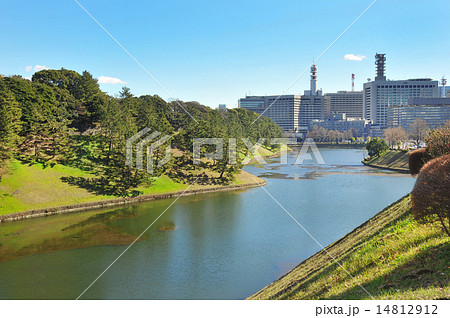 皇居桜田壕 14812912