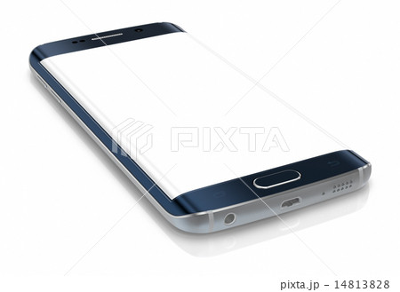 Smartphone edge with blank screen Smartphone edge with blank screen 14813828