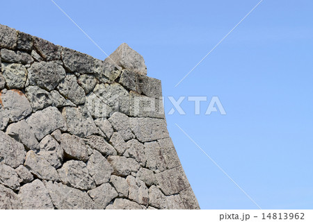 米子城跡の石垣 14813962