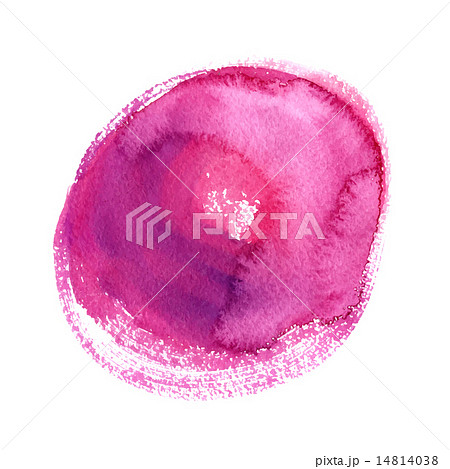 Pink watercolor circle 14814038