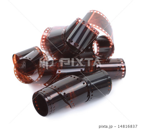 Old 35 mm negative film strip Old 35 mm negative film strip 14816837