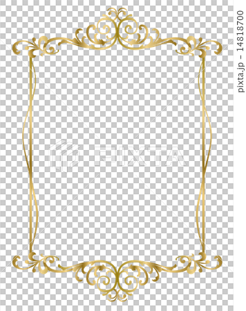 Gold Frame Stock Illustration