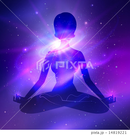 Outer space. Meditation.  14819221