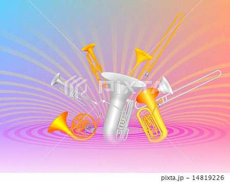 ブラスアンサンブルのイラスト素材 ブラスアンサンブルのイラスト素材