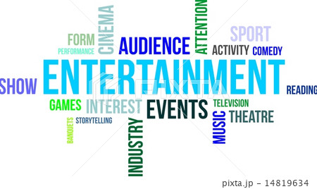 word cloud - entertainment word cloud - entertainment 14819634