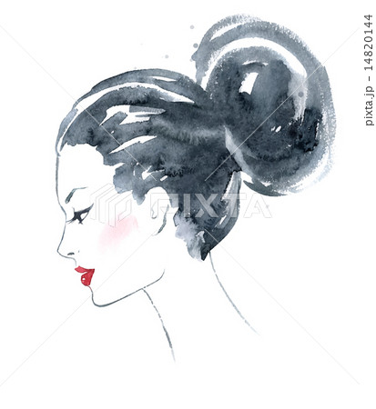 Watercolor girl 14820144