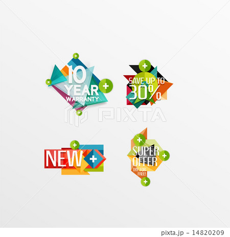 Set of labels, stickers, banners, badges and elements for sale 14820209