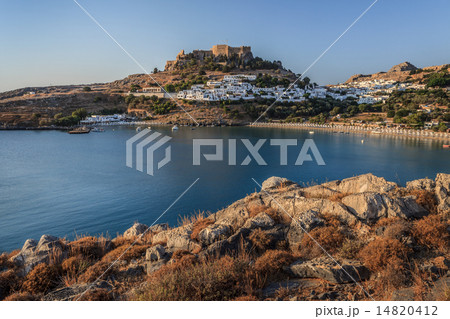 Lindos Castle and village 14820412