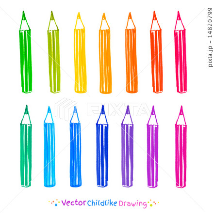 Colorful set of pencils.  14820799