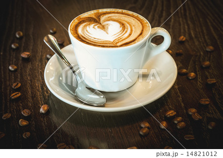 Cup of coffee on the table 14821012