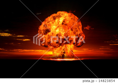 Nuclear explosion in an outdoor setting 14823854