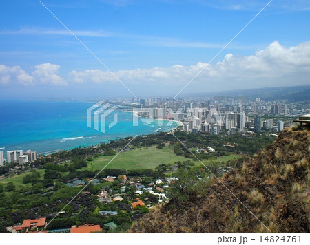 ハワイの風景 ワイキキ周辺 の写真素材
