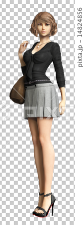 Model women with perming bags Model women with perming bags 14824856
