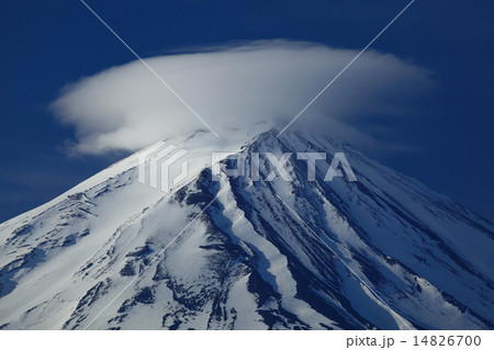 富士と笠雲 14826700