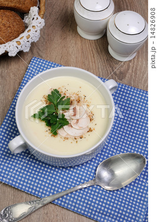 Mushroom soup puree 14826908
