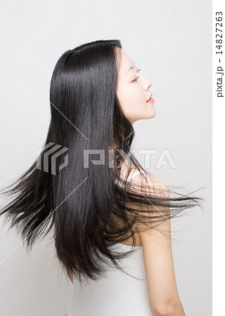 黒髪　女性 14827263