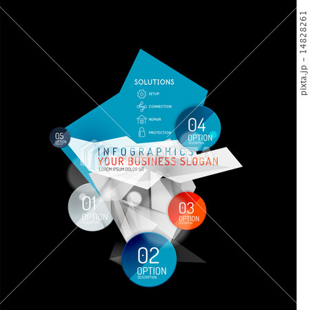 Business abstract triangular infographics layout Business abstract triangular infographics layout 14828261