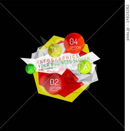 Business abstract triangular infographics layout Business abstract triangular infographics layout 14828262