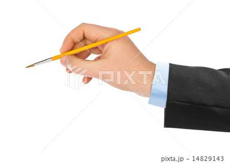 Hand with paintbrush 14829143