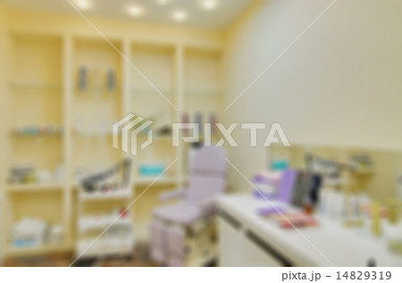 Modern beauty salon blur background 14829319