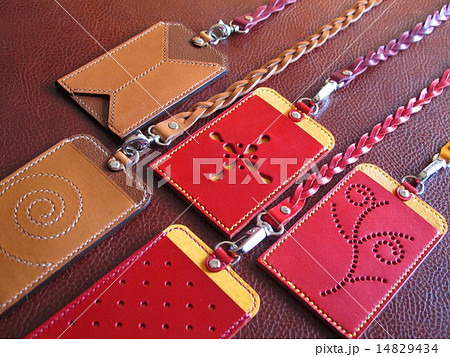 革のパスケース 14829434