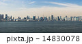 レインボーブリッジからみた東京湾パノラマ 14830078