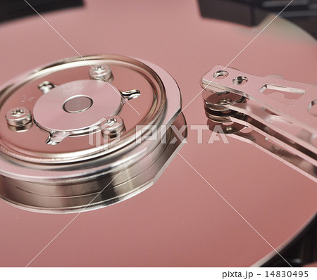 disassembled hard disk drive 14830495