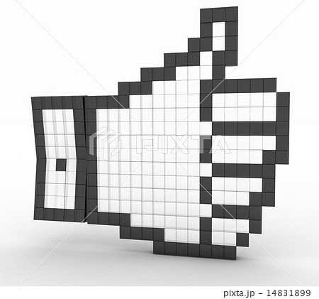 3d render hand thumb up gesture 14831899