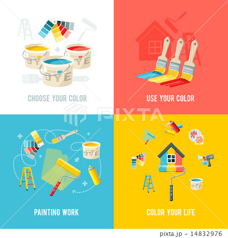 Painting Work Design Concept 14832976