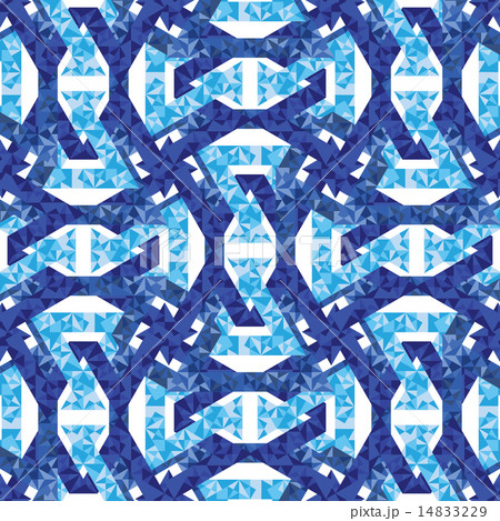Abstract triangle pattern on blue background (vector) Abstract triangle pattern on blue background (vector) 14833229