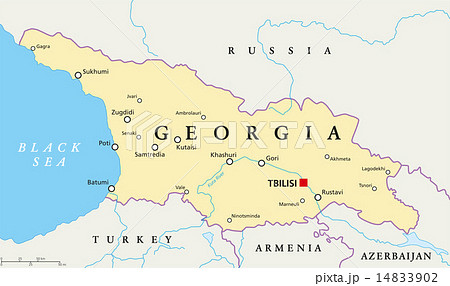 Georgia Political Map 14833902