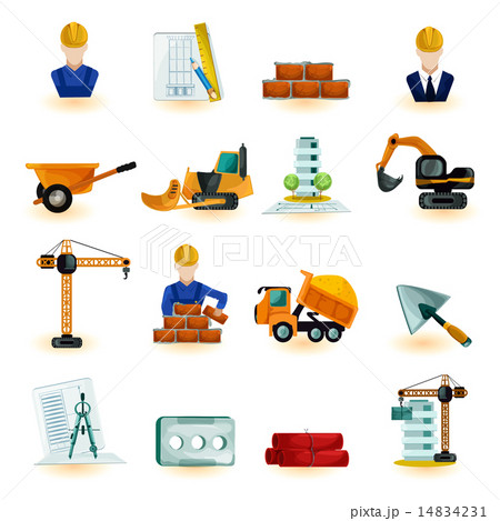 Architect Icons Set 14834231