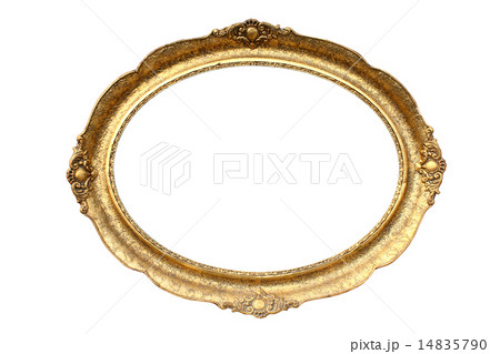 Gold plated wooden picture frame 14835790