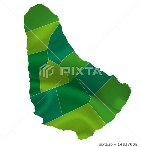 バルバドス　地図　国 14837008