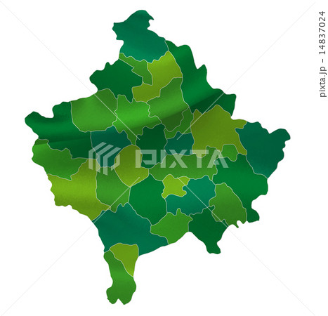コソボ 地図 国のイラスト素材 コソボ 地図 国のイラスト素材