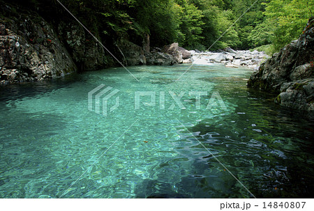 阿寺渓谷の狸ヶ淵 阿寺渓谷の狸ヶ淵 14840807