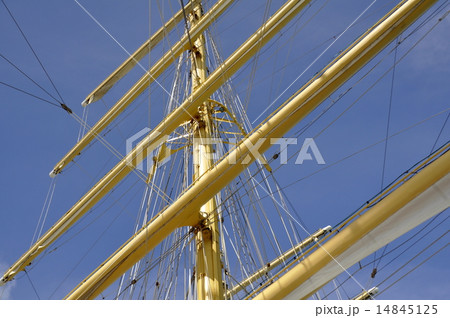 detail on a sailing boat detail on a sailing boat 14845125