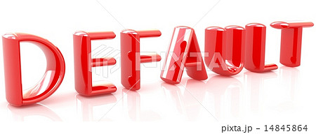 3d red text "default" 3d red text "default" 14845864