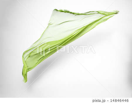green fabric in motion green fabric in motion 14846446