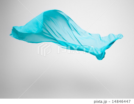abstract teal fabric in motion 14846447