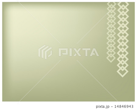 Illustration of Square Chain on Green Background 14846943