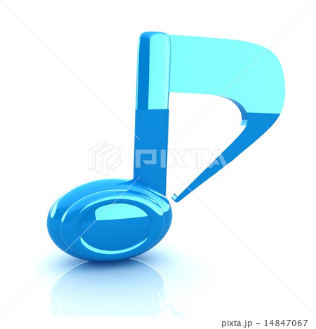 musical note 3D on white background musical note 3D on white background 14847067