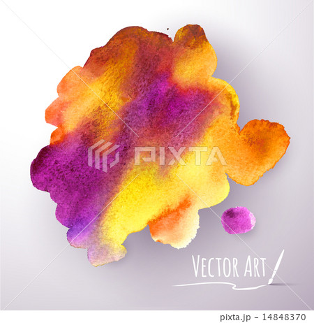 Watercolor stain 14848370