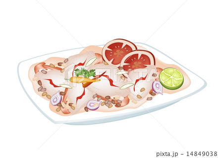 Thai Spicy Shrimp Salad on A Plate 14849038