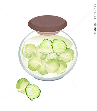 A Jar of Delicious Pickled Brussels Sprouts 14849745