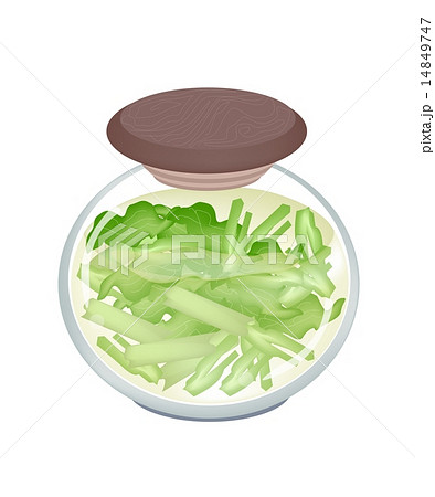A Jar of Delicious Pickled Pok Choi A Jar of Delicious Pickled Pok Choi 14849747