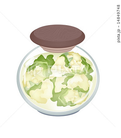 A Jar of Delicious Pickled White Cauliflower A Jar of Delicious Pickled White Cauliflower 14849748