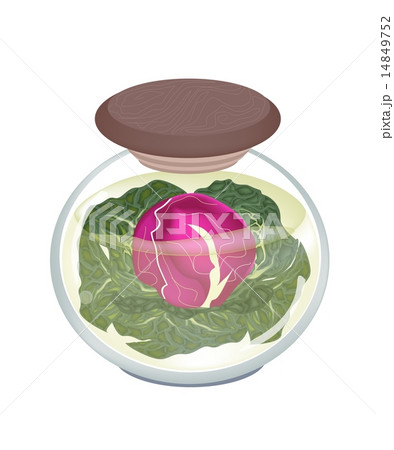 A Jar of Delicious Pickled Purple Cabbage 14849752