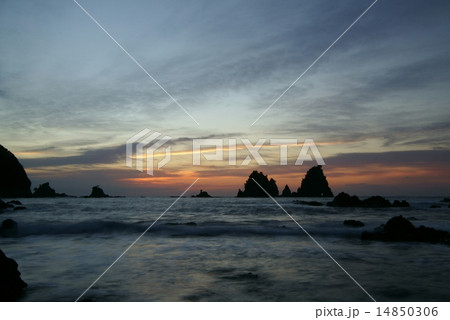 蓑掛岩の朝 14850306